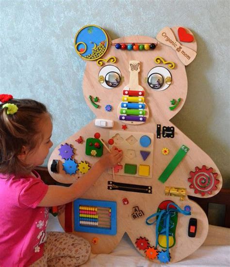 30 Creative DIY Busy Boards For Toddler Learning | HomeMydesign