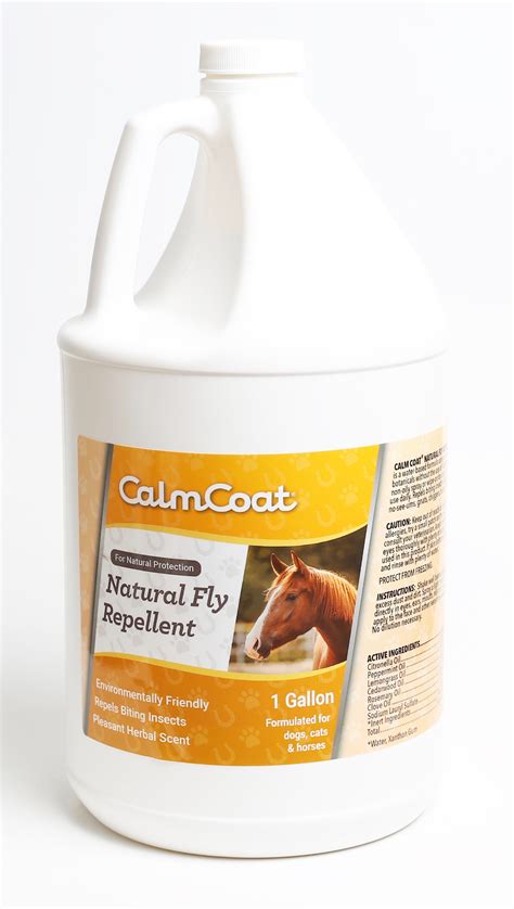 Calm Coat Natural Fly Repellent for Dogs Cats & Horses 1 Gallon - Walmart.com