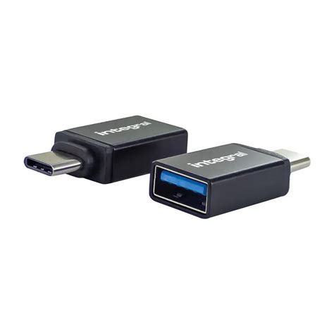 USB Type-A to USB Type-C Adapter Twin Pack | Integral Memory