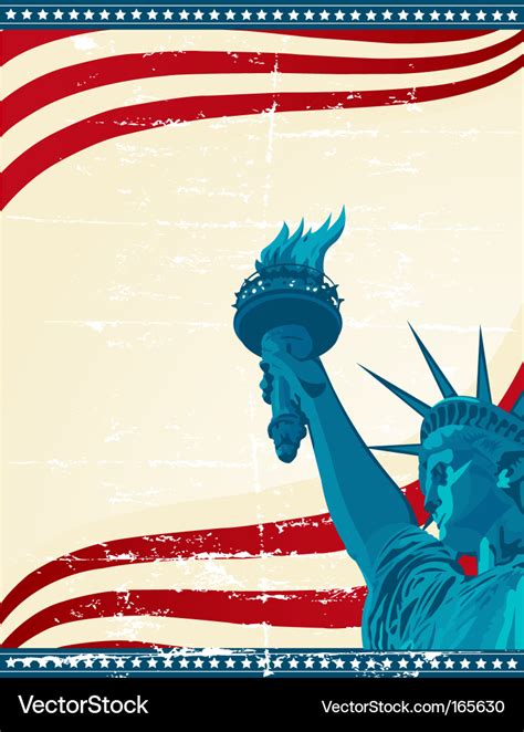 America poster template Royalty Free Vector Image