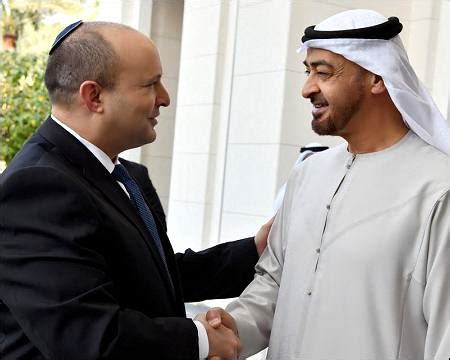 Israeli PM Naftali Bennett meets crown prince al-Nahyan on first UAE visit