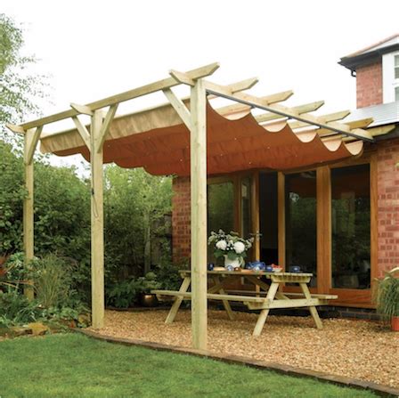 Attached Lean-to Pergola