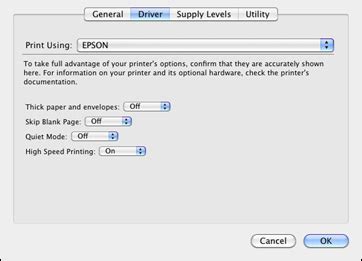 Selecting Printing Preferences - Mac OS X 10.5/10.6/10.7