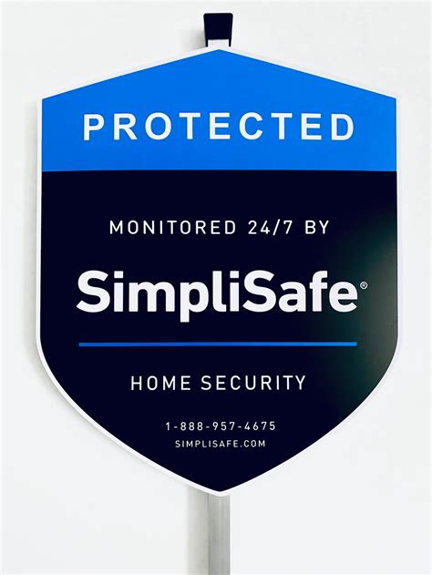 SimpliSafe Security Yard Sign Plus 4 Window/Door Stickers | Etsy