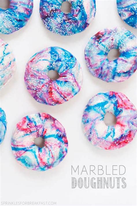 Marbled Doughnuts - Sprinkles For Breakfast