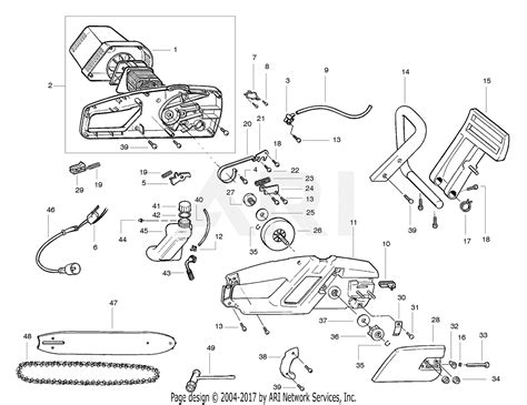 Poulan Pro Chainsaw Parts Diagram Pp4218avx