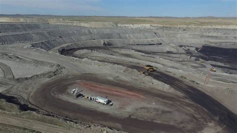 Eagle Butte coal mine Gillette Wyoming aerial video - YouTube
