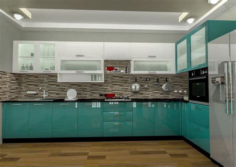 MDF Customizable PU Paint Modular Kitchen, Warranty: 15-20 Years at Rs 2250/square feet in Sas Nagar