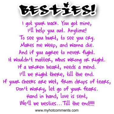 My Best Friend Poem Funny