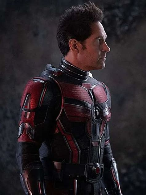 Scott Lang Ant-Man and the Wasp: Quantumania Paul Rudd Leather Jacket ...