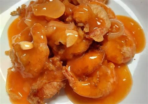 Resep Udang Goreng Tepung Saus Asam Manis oleh Cory Rahmaniah - Cookpad