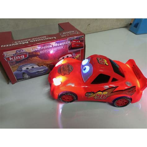 Lightning McQueen Cars Motor Driven Bump And Go Action Battery Operated ...