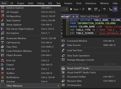 ChatGPT in Visual Studio tutorial – SQLServerCentral