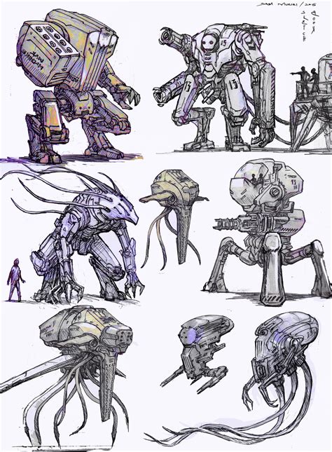 Some more Mech sketches by SamMuk1R1 on DeviantArt