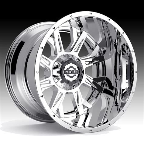 Gear Alloy 742C Kickstand Chrome Custom Rims Wheels - 742C / Kickstand - Discontinued Gear Alloy ...