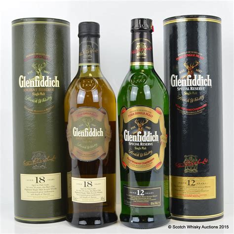 Glenfiddich 18 Year Old Ancient Reserve & Glenfiddich 12 Year Old Special Reserve | The 47th ...