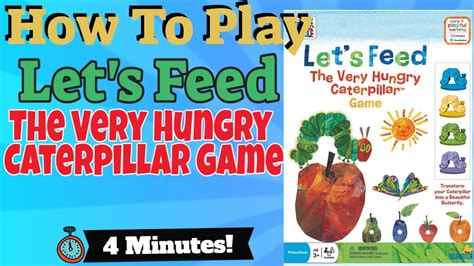 How To Play Let's Feed The Very Hungry Caterpillar Game - YouTube