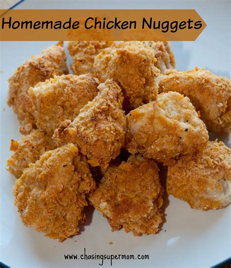 Homemade Chicken Nuggets | Chasing Supermom