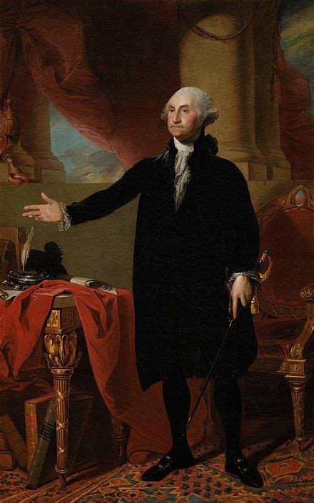 This painting of George Washington was saved by Dolley Madison before she fled the White House ...