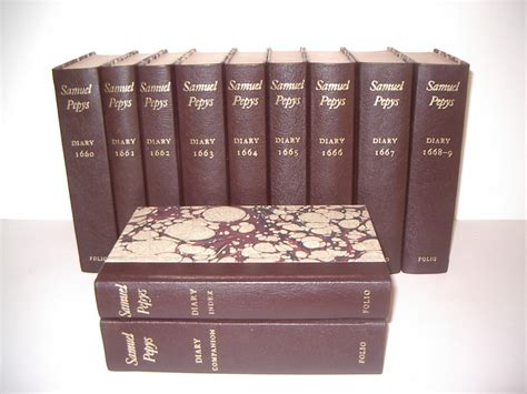 The Diary of Samuel Pepys 11 Volumes Folio Society Limited Edition 2003 - HC Books