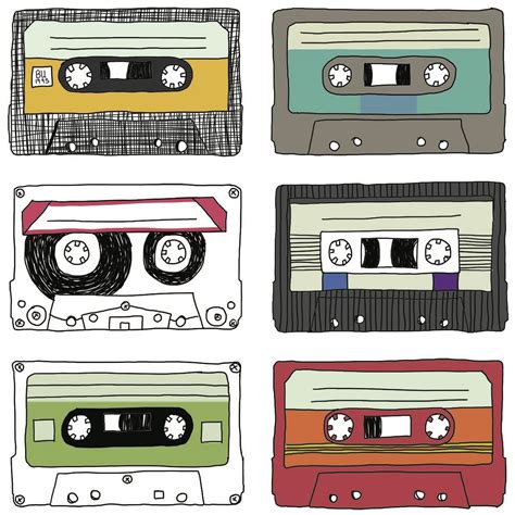 Pinterest | Cassette tape art, Tape art, Yearbook themes