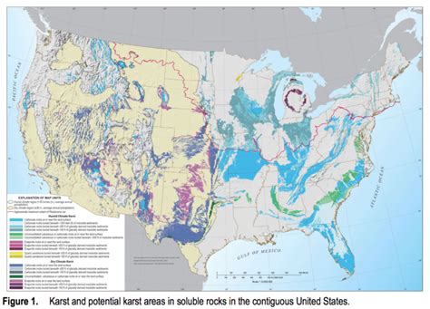 map of caves in the usa – Cascade Grotto