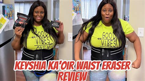 KEYSHIA KA’OIR WAIST ERASER, SLIMMING TEA, AND BODY BURNER CREAM REVIEW - YouTube