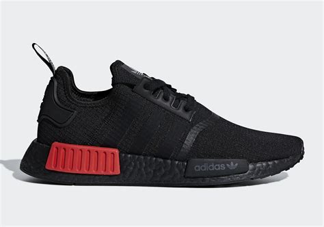 adidas NMD R1 Black + Red B37618 Release Info | SneakerNews.com