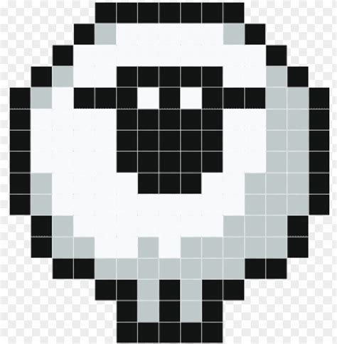 Minecraft Sheep Head Pixel Art