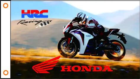 custom flag Motorcycle flag honda banner 3x5ft 100D poliester 016-in ...