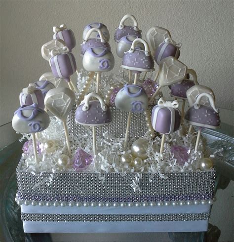 LAVENDER Rhinestone Cake Pop Display Stand Holder