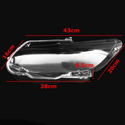 Clear Car Headlight Headlamp Lens Cover Pair for BMW E92 E93 Coupe ...