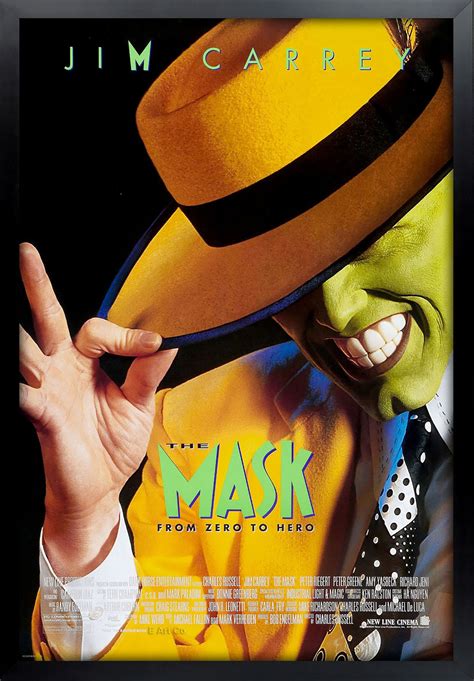 The Mask Movie Poster Framed and Ready to Hang. - Etsy