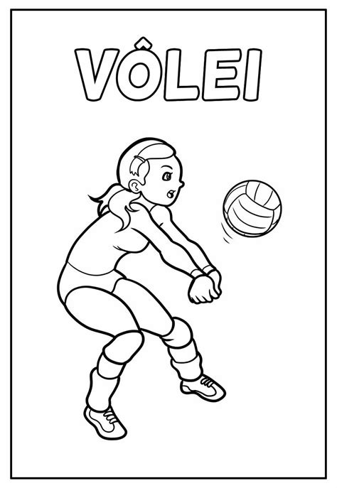 Desenho De Voleibol Para Colorir | Images and Photos finder