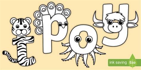 Animal Alphabet Craft (Hecho por educadores) - Twinkl