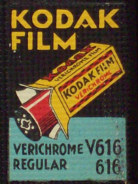 Kodak Verichrome 616 Film | Inside film label of Kodak Volle… | Flickr