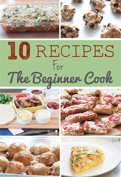 10 Easy Recipes for the Beginner Cook | Cooking for beginners, Easy recipes for beginners, Kids ...