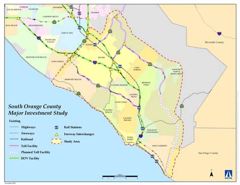 Orange County Map - Orange County California • mappery