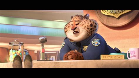 "Meet Clawhauser" Clip - Zootopia - YouTube