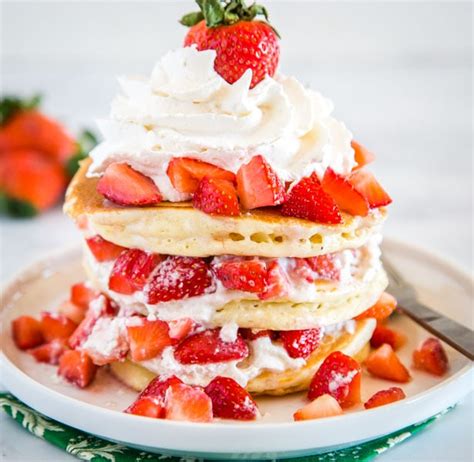 Strawberry Shortcake Pancakes | Dinners, Dishes & Desserts