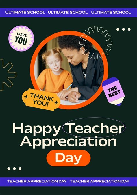 Happy Teacher Appreciation Day - Piktochart