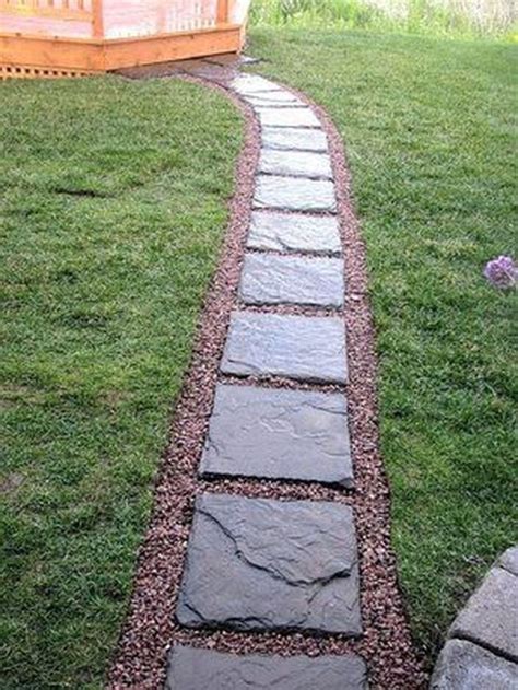 54 Innovative Stepping Stone Pathway Decor For Your Garden | Backyard walkway, Pathway ...