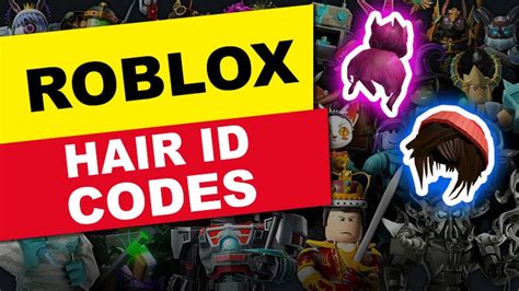 Roblox Hair Codes: 400+ Free Roblox Hair Codes (December 2024)