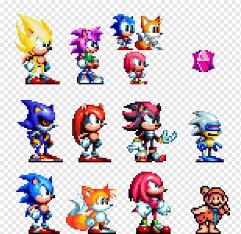 Sonic the Hedgehog 3 Shadow the Hedgehog Knuckles the Echidna Sprite Pixel art, sprite, sonic ...