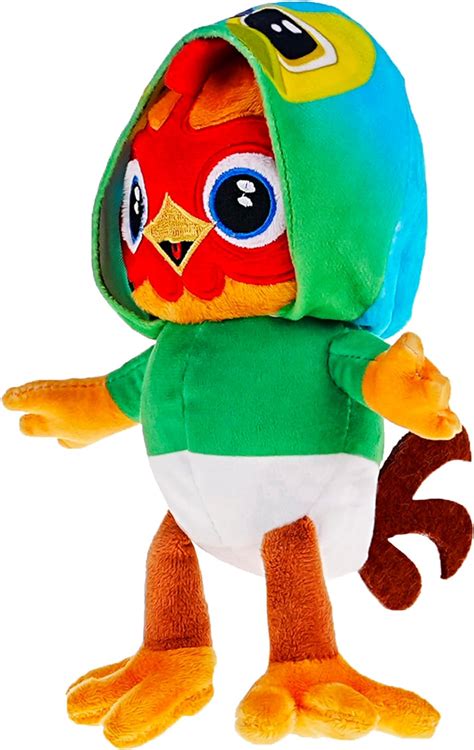 Amazon.com: LA GRANJA DE ZENÓN Musical Rooster Bartolito Plush Toy with Parrot Pepe Hood : Toys ...