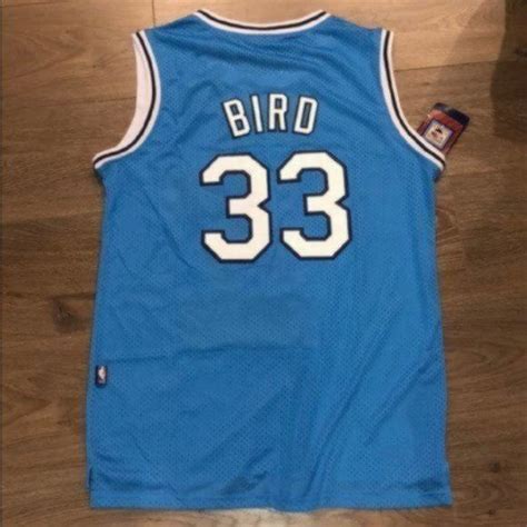 LARRY BIRD INDIANA STATE JERSEY #33 Blue | Larry bird, Nba shirts, Jersey