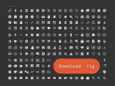 Download Figma Material Icons (.fig) by Skyler Westby on Dribbble