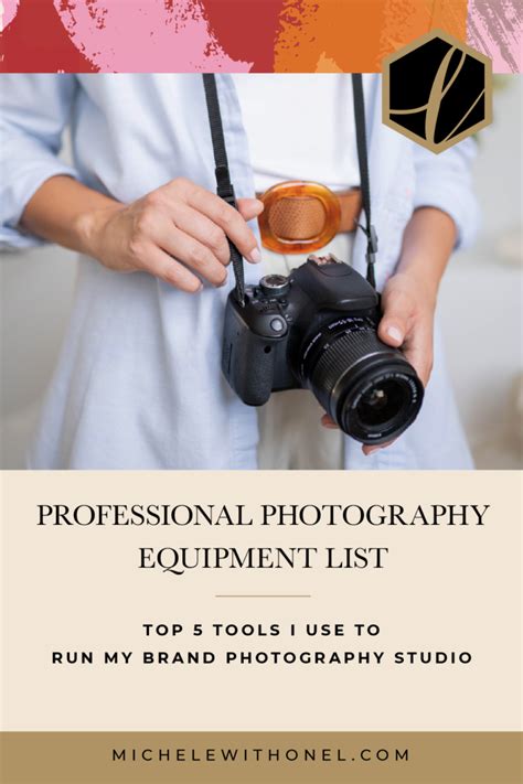 Professional Photography Equipment List: 5 Tools I Use In My Studio