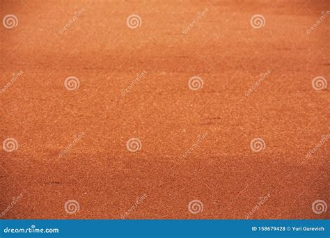 Red Clay Court Tennis Background Texture. Tennis Court Close-up of ...