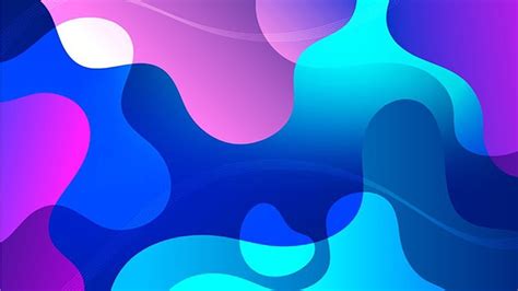 Purple Blue Abstract Liquid Shapes Background Abstract, HD wallpaper ...